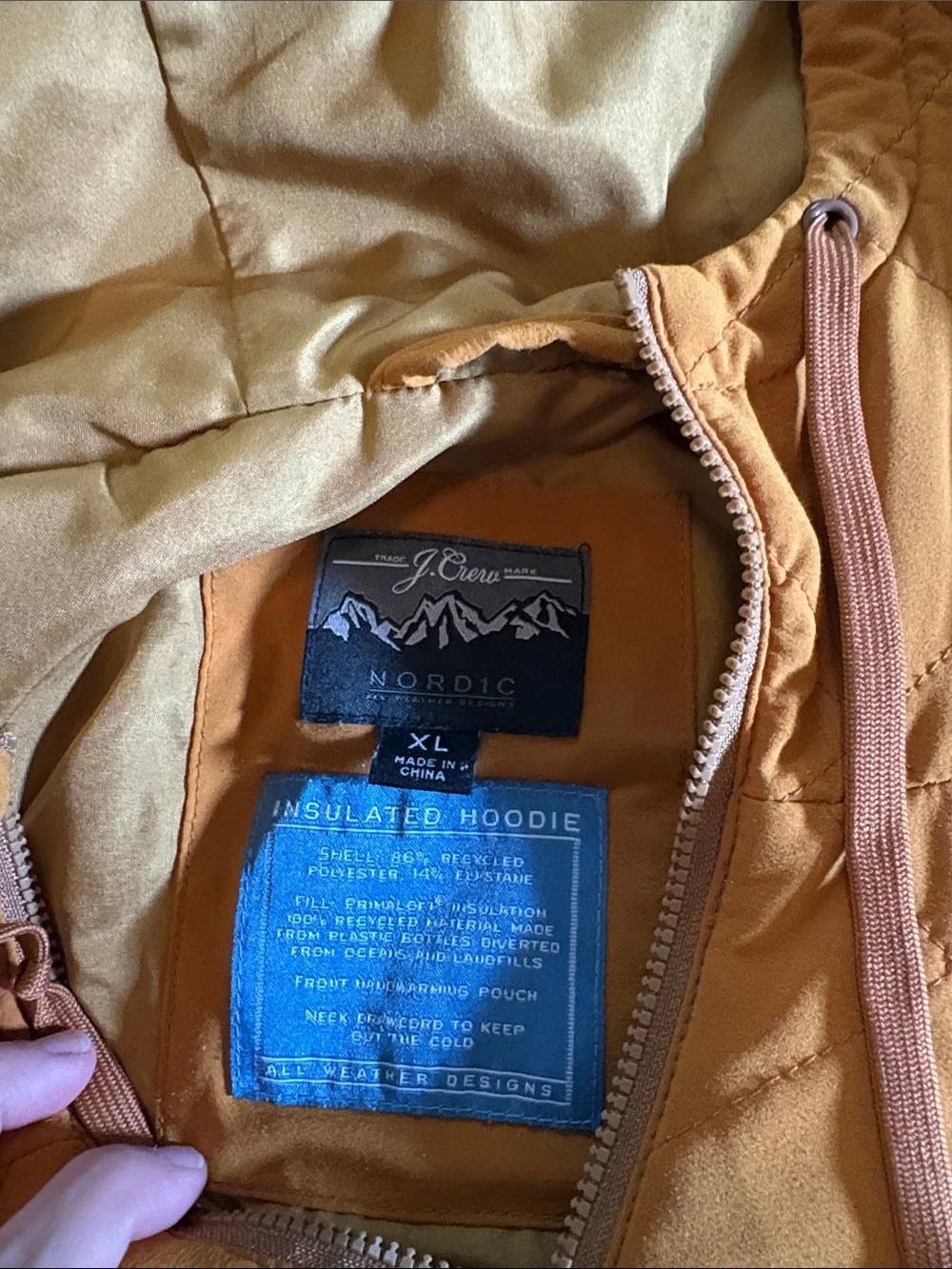 J. Crew heavyweight mustard